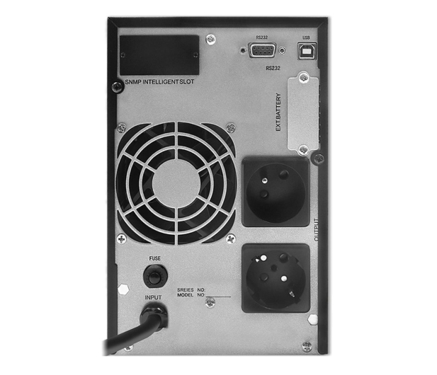 QOLTEC UPS | On-line | Pure Sine Wave | 2kVA | 1.6kW |LCD | USB 53981 - 1180144 - zdjęcie 4